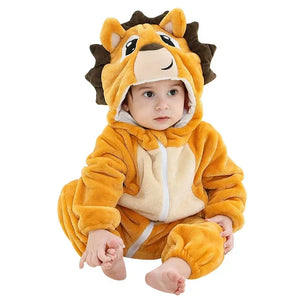 Mini Fashion - Duurzaam & Wasbaar - Dieren Romper Onesie (0-24 maanden)