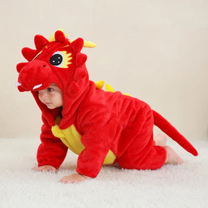 Mini Fashion - Duurzaam & Wasbaar - Dieren Romper Onesie (0-24 maanden)