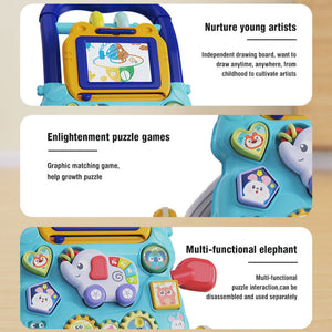BabyWalker – Leren & Spelen – Loopwagen met Activiteitenpaneel