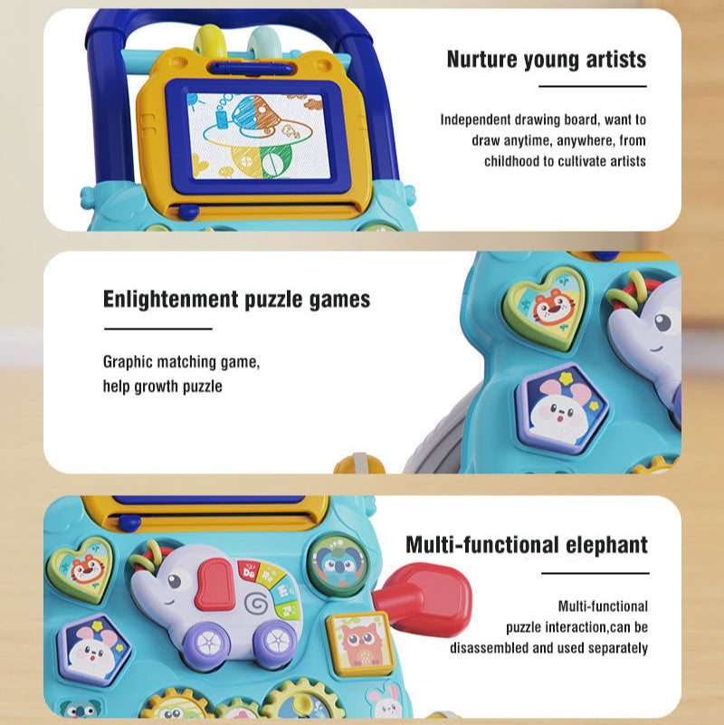 BabyWalker – Leren & Spelen – Loopwagen met Activiteitenpaneel