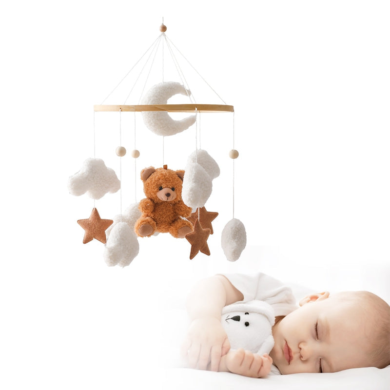 DreamBear – Rustgevend & Zacht – Babymobiel voor Box en Wieg