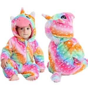 Mini Fashion - Duurzaam & Wasbaar - Dieren Romper Onesie (0-24 maanden)