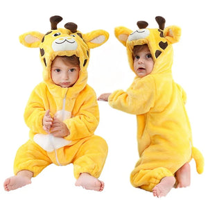 Mini Fashion - Duurzaam & Wasbaar - Dieren Romper Onesie (0-24 maanden)