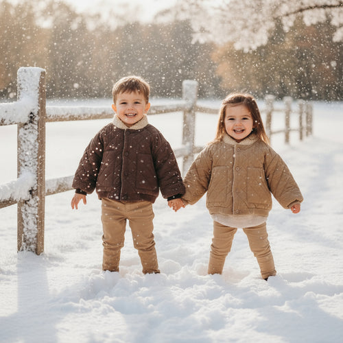 LittleWanderer – Warm & Stijlvol – Gewatteerde Kinderjas