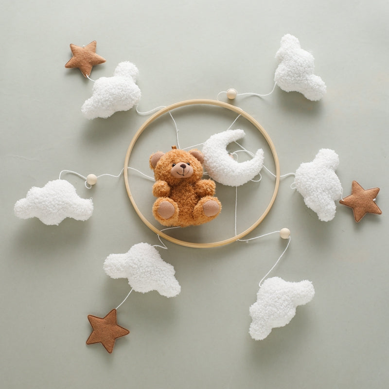 DreamBear – Rustgevend & Zacht – Babymobiel voor Box en Wieg