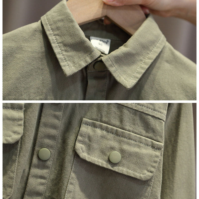 LittleExplorer – Comfortabel & Stoer – Kinderbroek & Overhemd Set