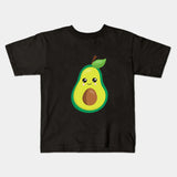 Mini Fashion™ - Matchen Met De Familie - Avocado T-shirt Zwart