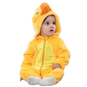 Mini Fashion - Duurzaam & Wasbaar - Dieren Romper Onesie (0-24 maanden)