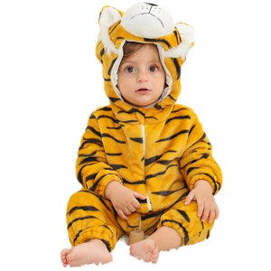 Mini Fashion - Duurzaam & Wasbaar - Dieren Romper Onesie (0-24 maanden)