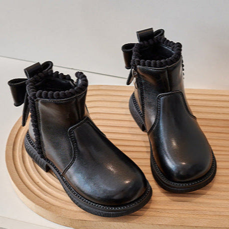 Mini Fashion – Comfort & Stijl – Leren Enkellaarsjes