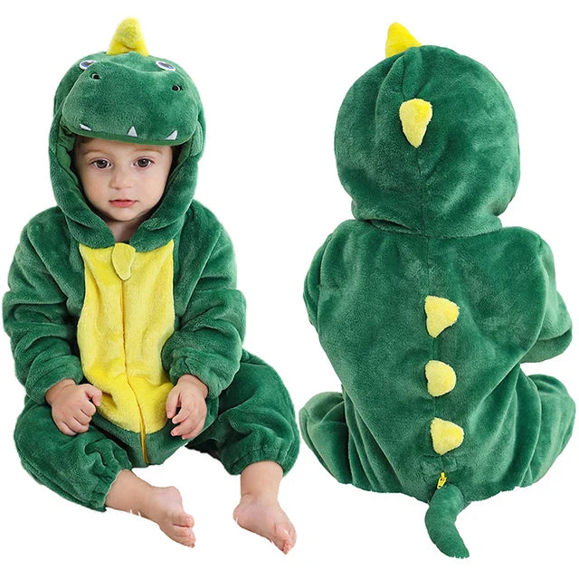 Mini Fashion - Duurzaam & Wasbaar - Dieren Romper Onesie (0-24 maanden)