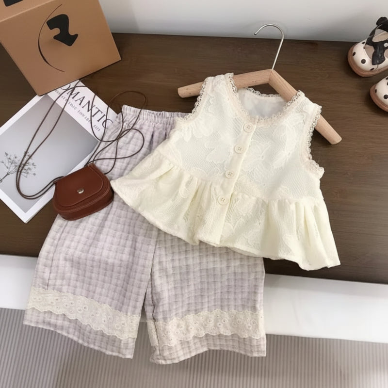 Sleeveless Tops & Pants – Zacht & Stijlvol – Kinder Kleding Zomer Set