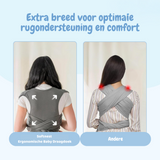 SoftNest - Comfortabel, Ademend & Veilig - Ergonomische Baby Draagdoek