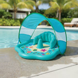 SplashPlay – Veilig & Leuk – Baby Zwembad met Zonnescherm