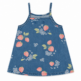 LittleBloom – Schattig & Speels – Denim Jurkje voor Meisjes met Vrolijke Prints