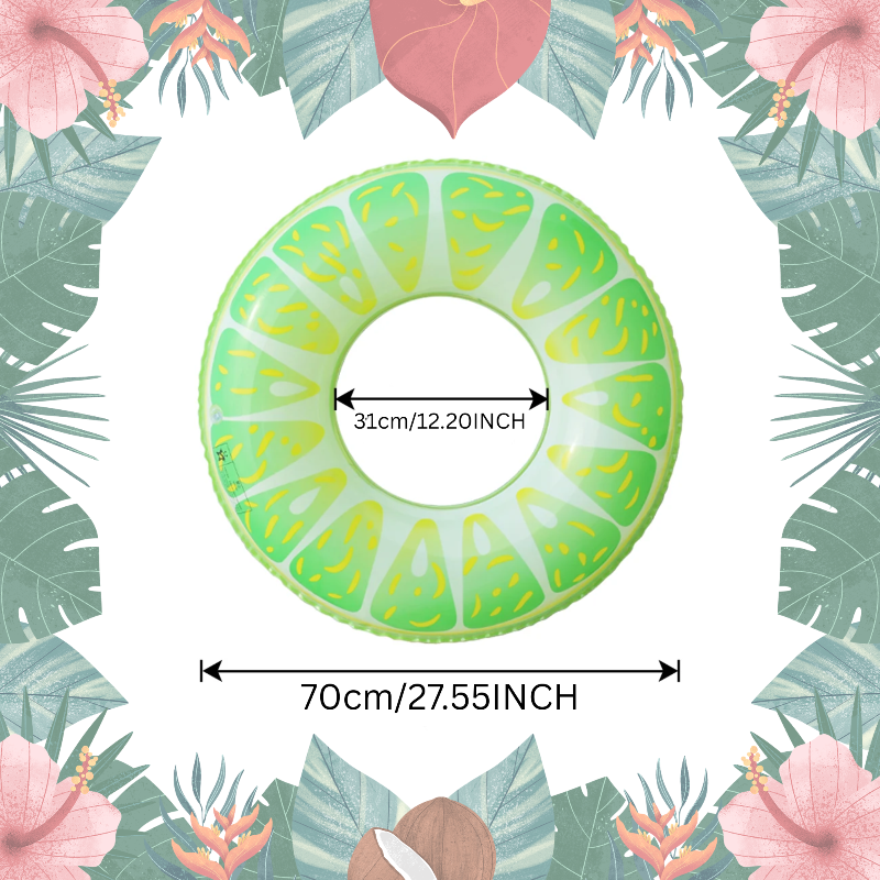 SunSplash – Tropisch & Comfortabel – Tropische Fruit Zwemring