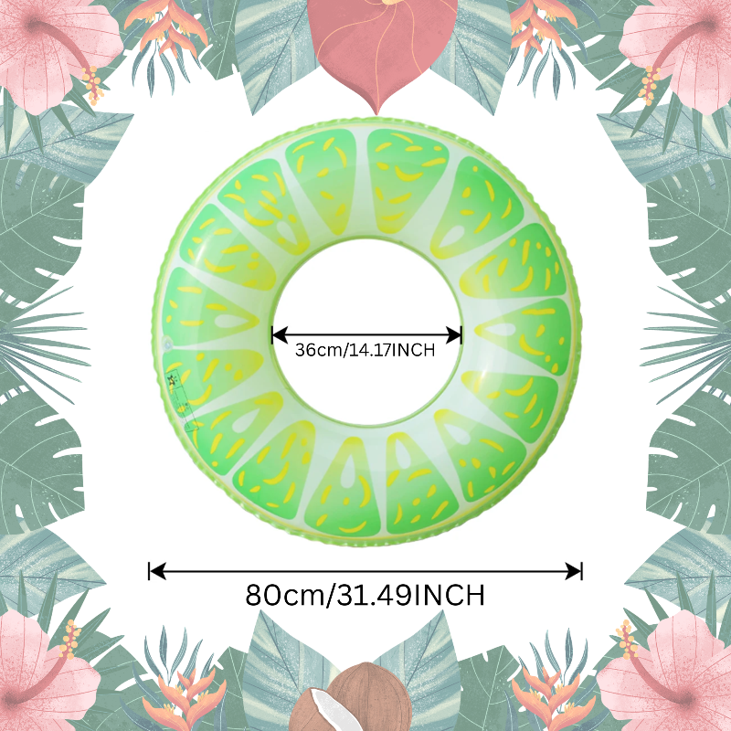 SunSplash – Tropisch & Comfortabel – Tropische Fruit Zwemring