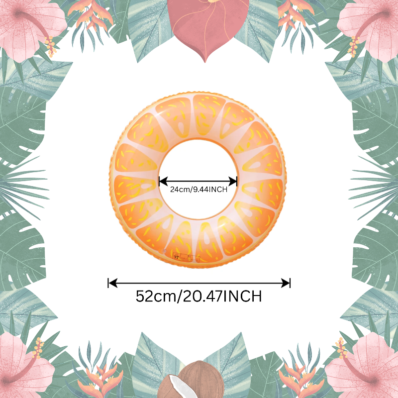 SunSplash – Tropisch & Comfortabel – Tropische Fruit Zwemring