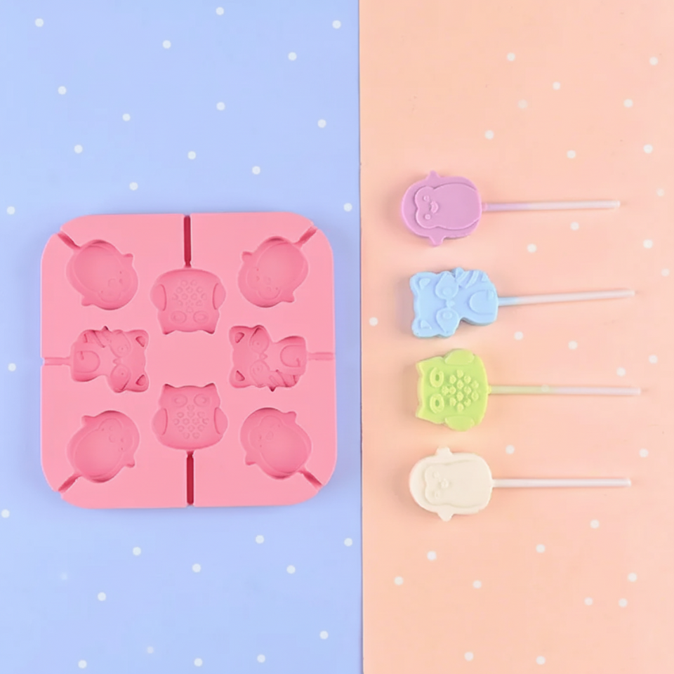 SweetPop – Bewust Trakteren – Siliconen Lollymallen Set
