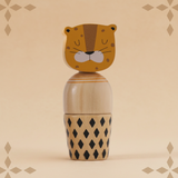 WoodyFriends – Motoriek & Plezier – Houten Dier Stapelspeelgoed