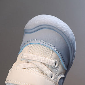 TinySteps - Natuurlijk & Veilig - Barefoot Babyschoenen Blauw