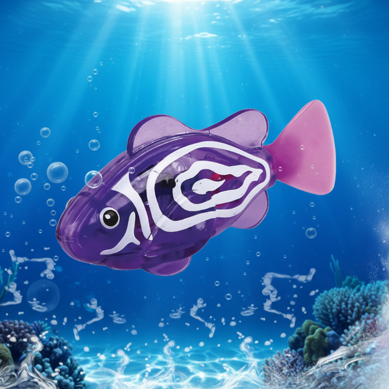 TinySwim – Plezier & Bewegend – Elektronisch zwemvisje met LED-licht
