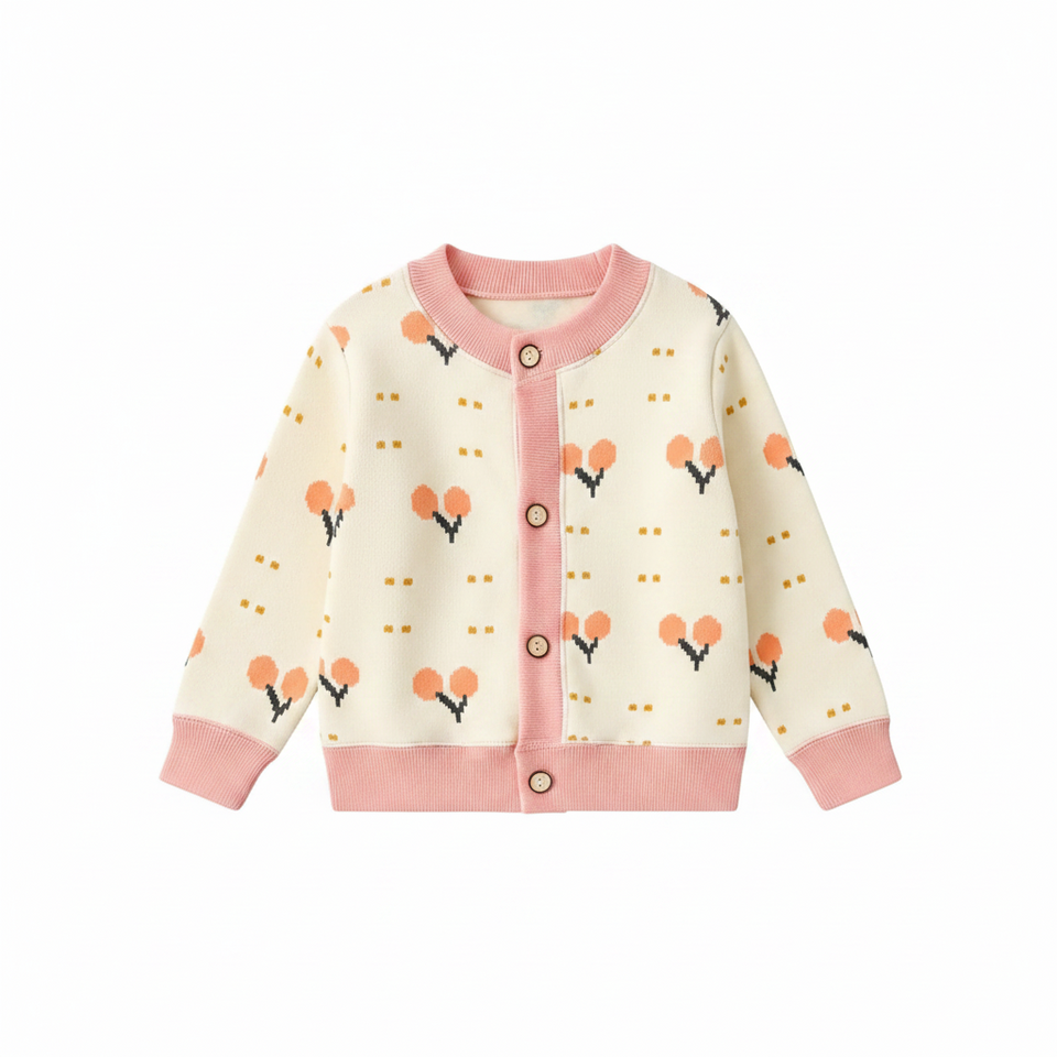 CozyCardi – Zacht & Warm – Gebreid Vestje met Leuke Prints