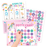 PottyChart – Speels & Motiverend – Potty Training Stickerkaart