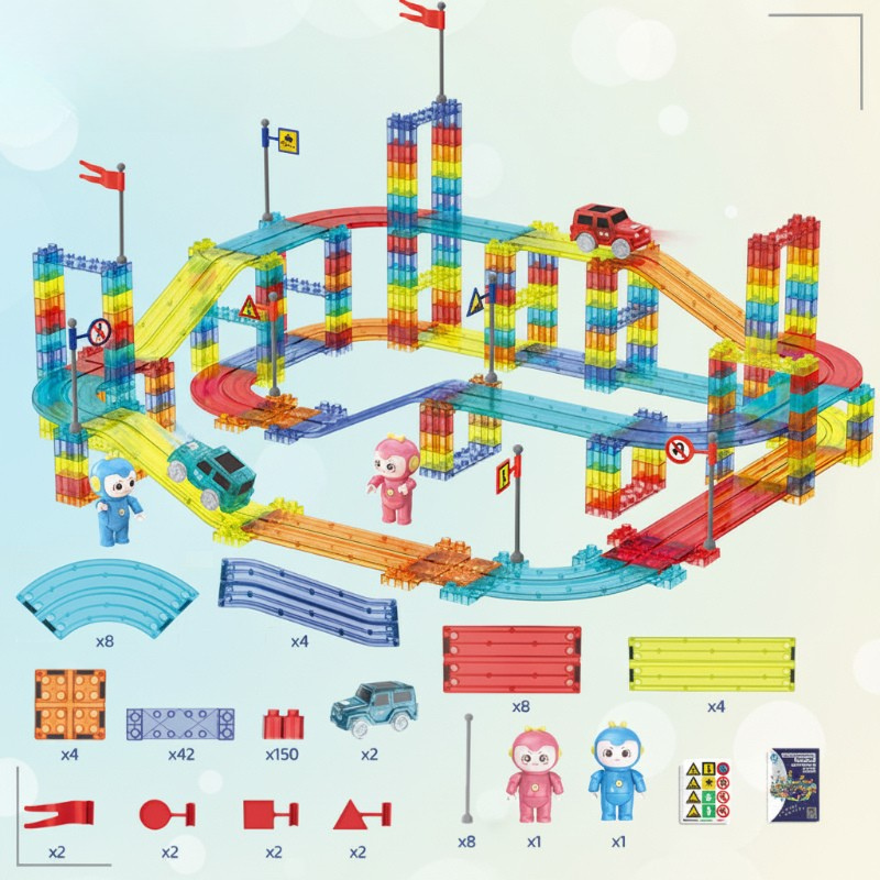 SmartTrack – Bouw & Speel – Magnetische Creatieve wegen