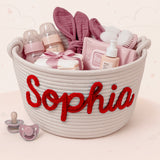 CuddleBasket – Schattig & Persoonlijk – Gepersonaliseerde Luiermand