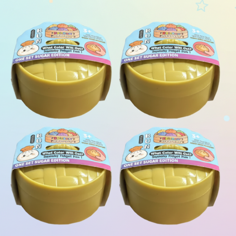 FunSquish – Kleurrijk & Glitterpret – Glitter Squishy Dumplings
