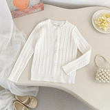 CozyBelle – Elegant & Warm – Gebreid Vestje met Knopen