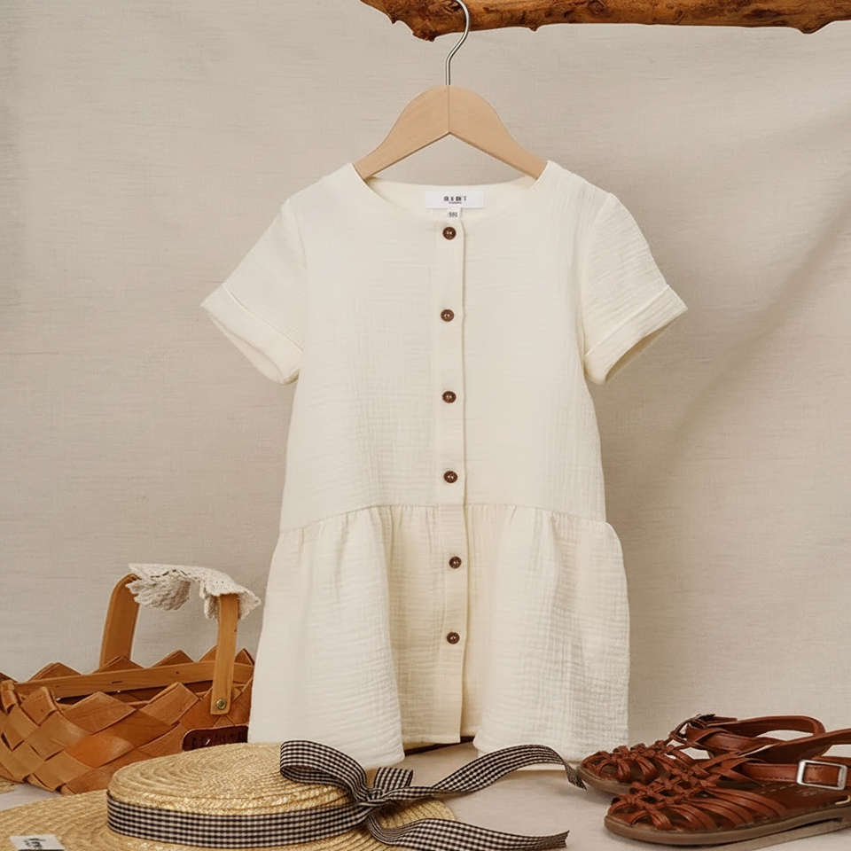LunaDress – Elegant & Luchtig – Kinder Jurk met A-Lijn Pasvorm