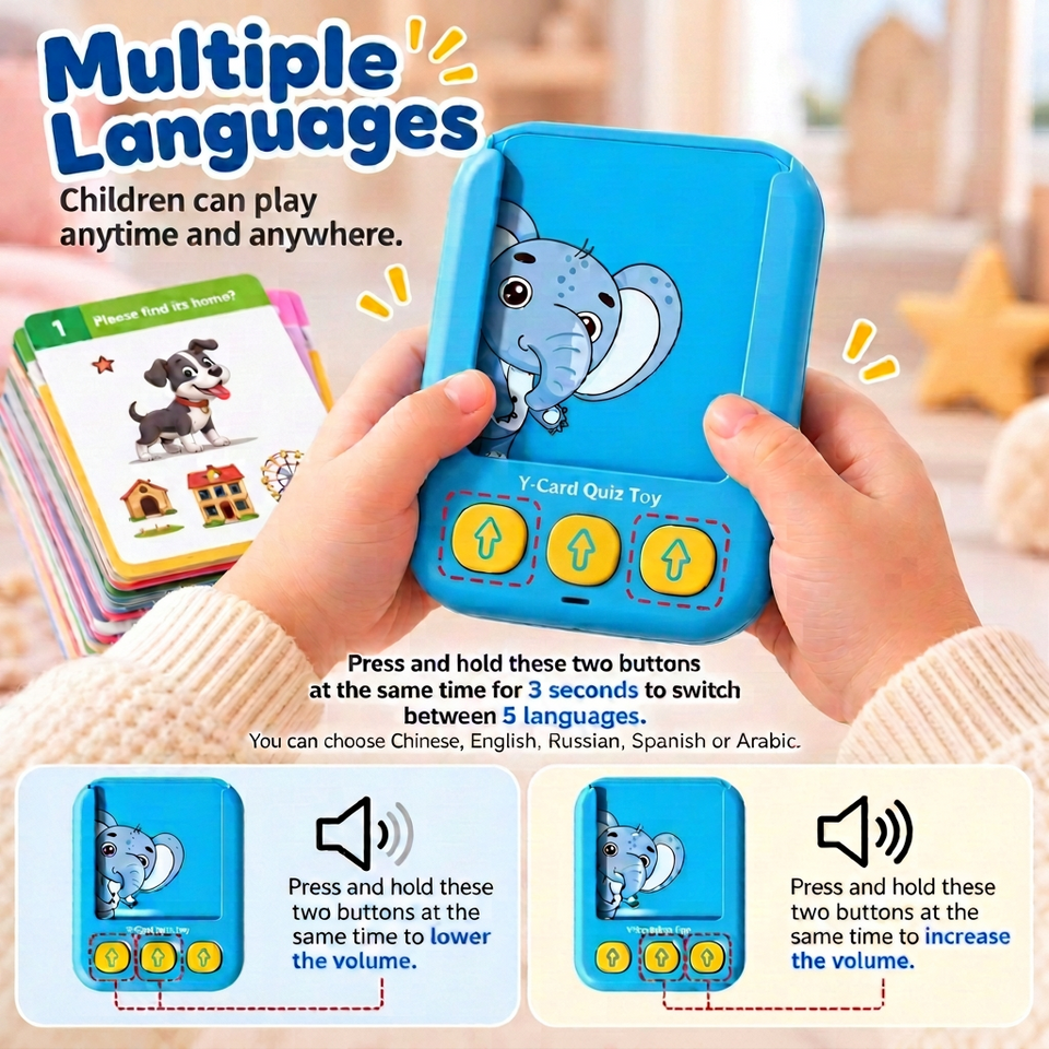 TalkyCards – Interactief & Educatief – Pratende Flashcards voor Kinderen