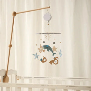 LittleNest – Natuurlijke Rust – Houten Babymobiel
