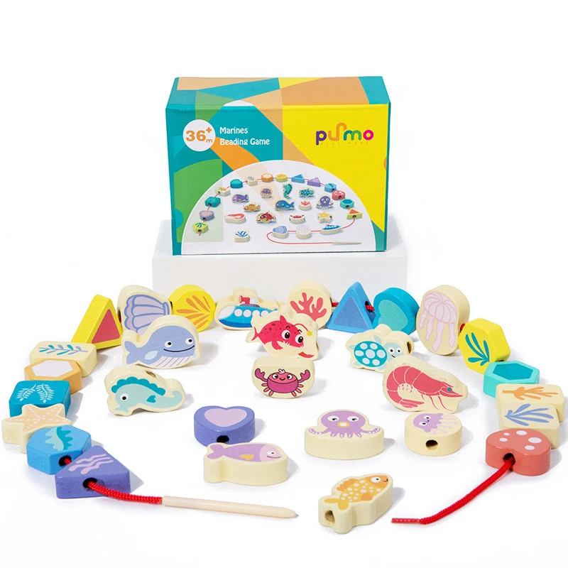 Lace & Thread™ – Stapel & Rijg Spel –  Kralen Rijgen