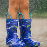 RainySteps – Gemakkelijk & Waterdicht – Regenlaarzen met Print & lus