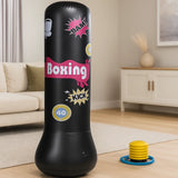 BopBag – Leuk & Actief – Opblaasbare Bokszak met handschoenen