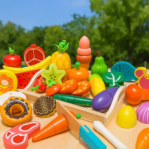 MiniChef – Leuk & Creatief – Houten Magnetische Keuken Speelset