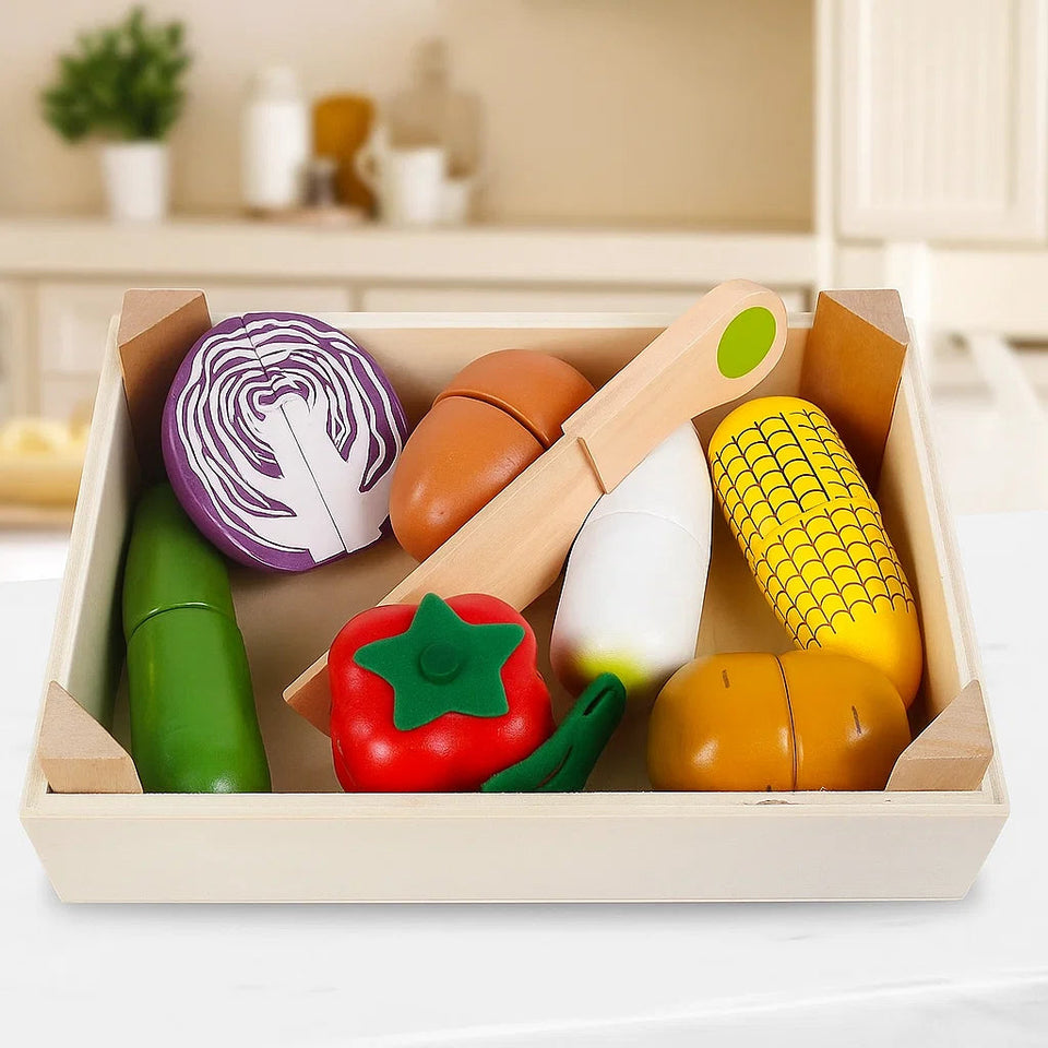 MiniChef – Leuk & Creatief – Houten Magnetische Keuken Speelset