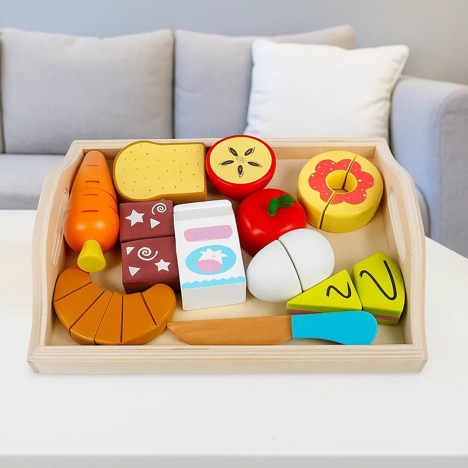 MiniChef – Leuk & Creatief – Houten Magnetische Keuken Speelset