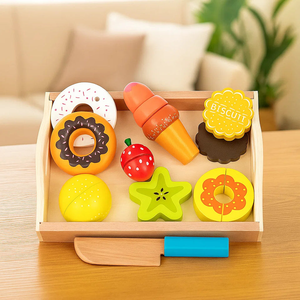 MiniChef – Leuk & Creatief – Houten Magnetische Keuken Speelset