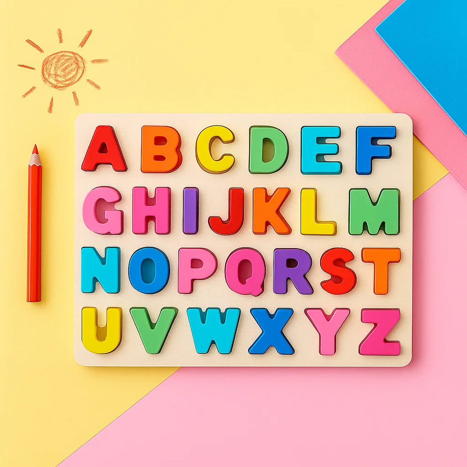 AlphaBlocks – Houten & Educatief – 3D-letterpuzzel