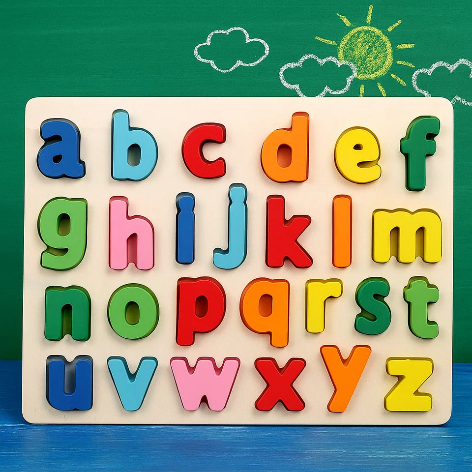 AlphaBlocks – Houten & Educatief – 3D-letterpuzzel