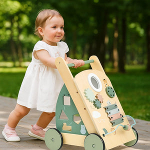 LearnWalker – Creatief & Educatief – Montessori Loopwagen