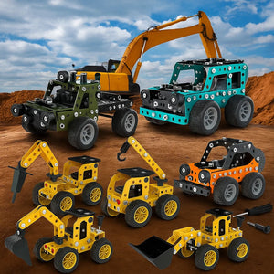 MetalBuild – Stoer & Educatief – Constructie Voertuig Set