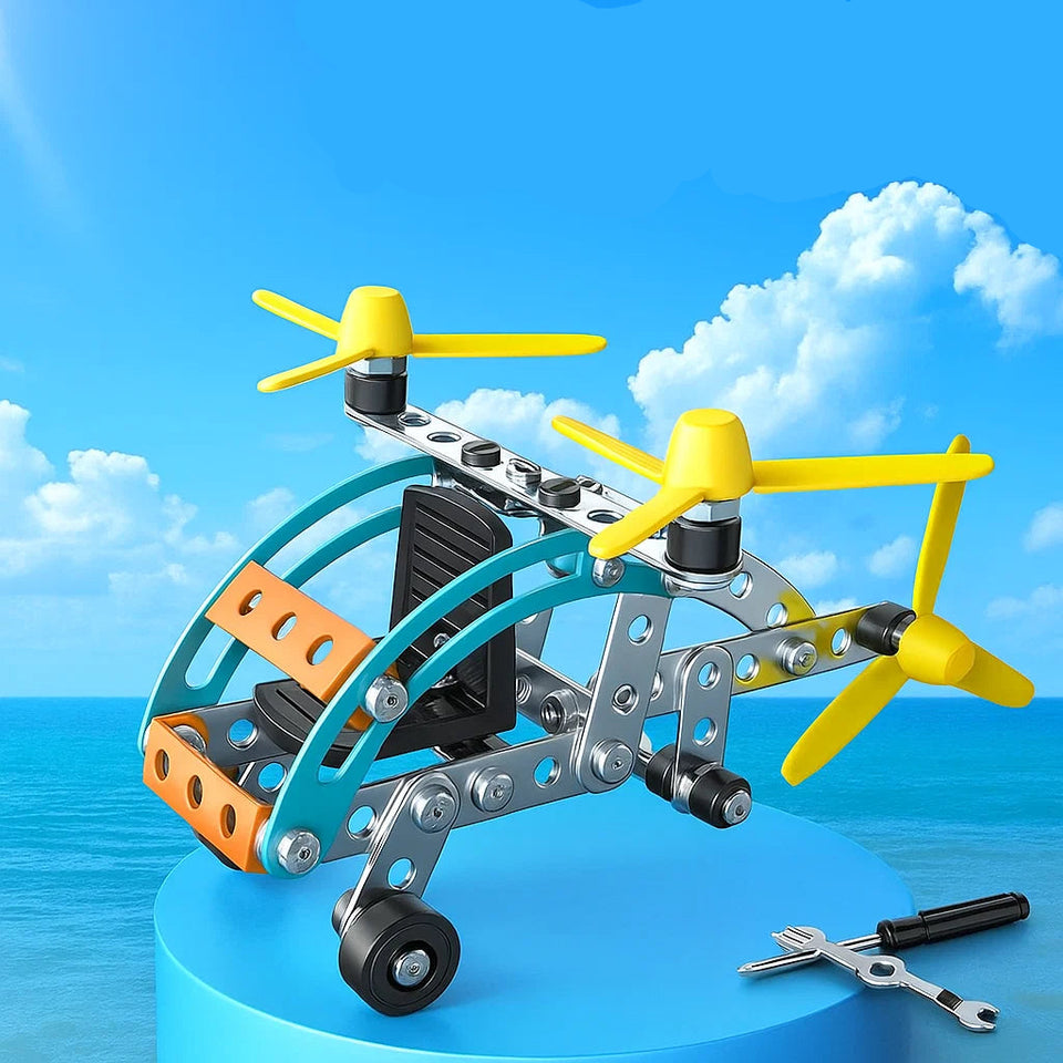 MetalBuild – Stoer & Educatief – Constructie Voertuig Set