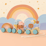 HappyTrain – Montessori & Fun – Houten Treinset