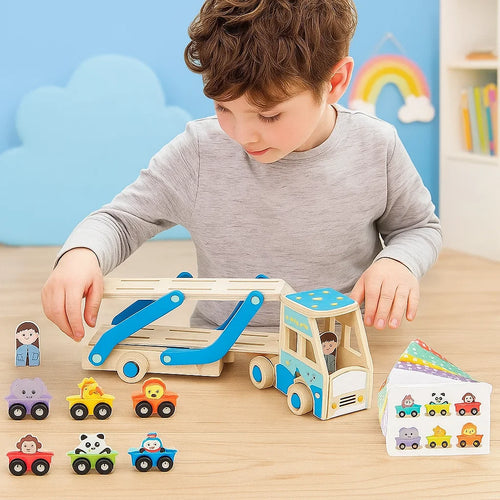 CargoMatch – Creatief & Educatief – Houten vrachtwagen