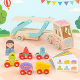 CargoMatch – Creatief & Educatief – Houten vrachtwagen